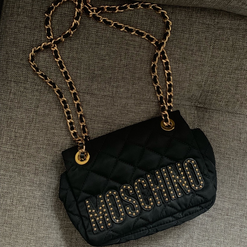 Moschino Quilted Shoulder Bag
